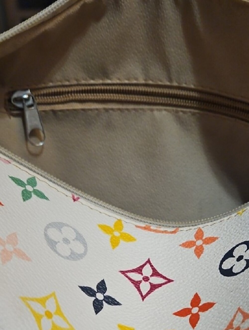 Louis Vuitton Multicolor Monogram White Canvas - Picture 5 of 6